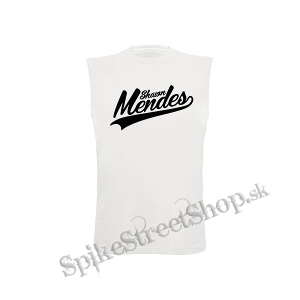 SHAWN MENDES - Logo - biele detské tričko bez rukávov