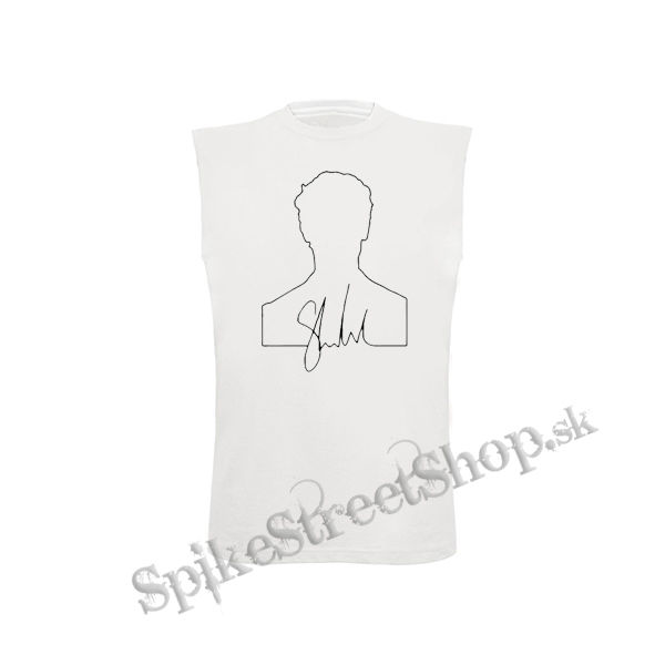 SHAWN MENDES - Signature - biele detské tričko bez rukávov