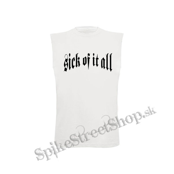 SICK OF IT ALL - Logo - biele detské tričko bez rukávov