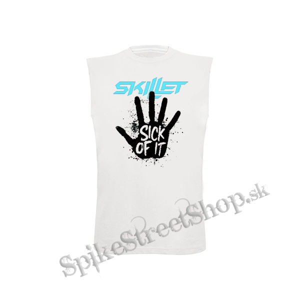 SKILLET - Sick Of It - biele detské tričko bez rukávov