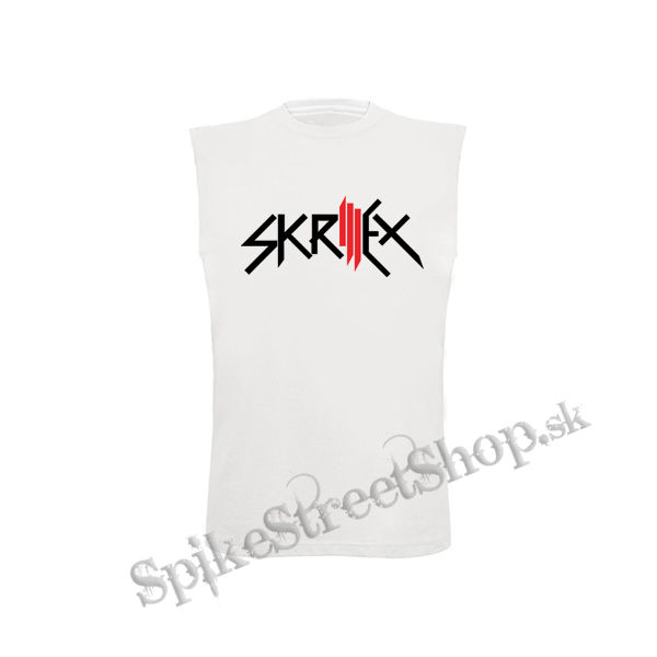 SKRILLEX - Logo - biele detské tričko bez rukávov