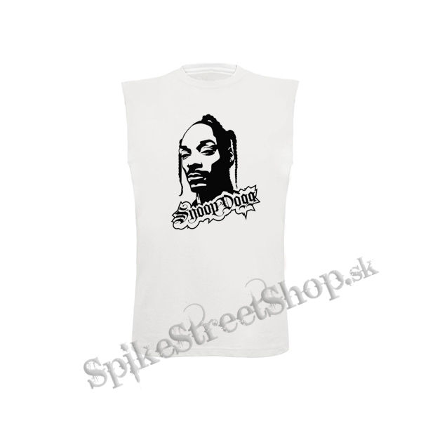 SNOOP DOGG - Logo & Portrait - biele detské tričko bez rukávov