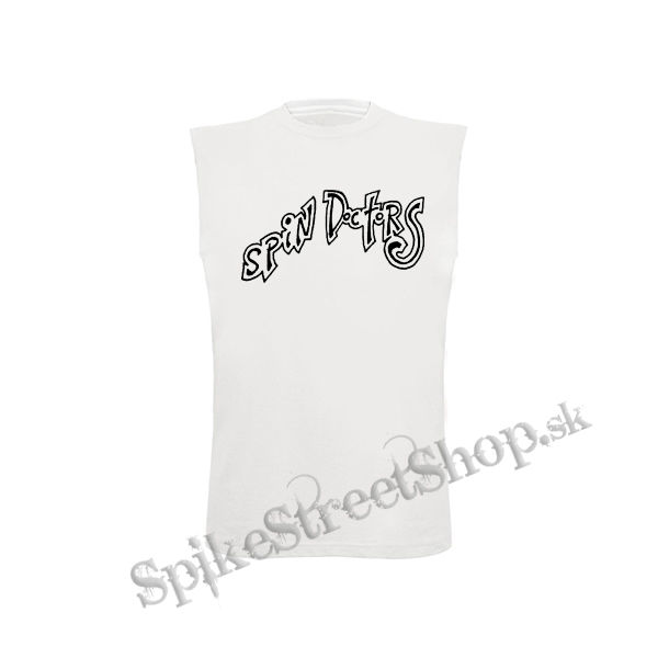 SPIN DOCTORS - Logo - biele detské tričko bez rukávov