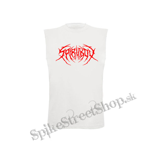 SPIRITBOX - Red Logo - biele detské tričko bez rukávov