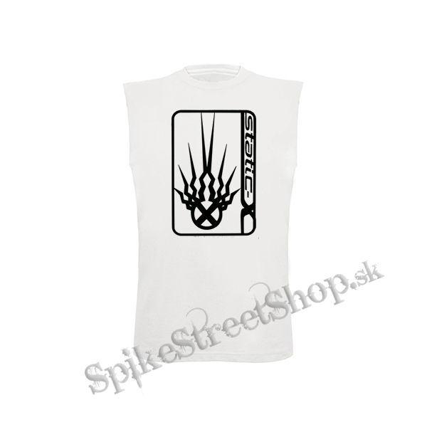 STATIC-X - Logo Symbol - biele detské tričko bez rukávov
