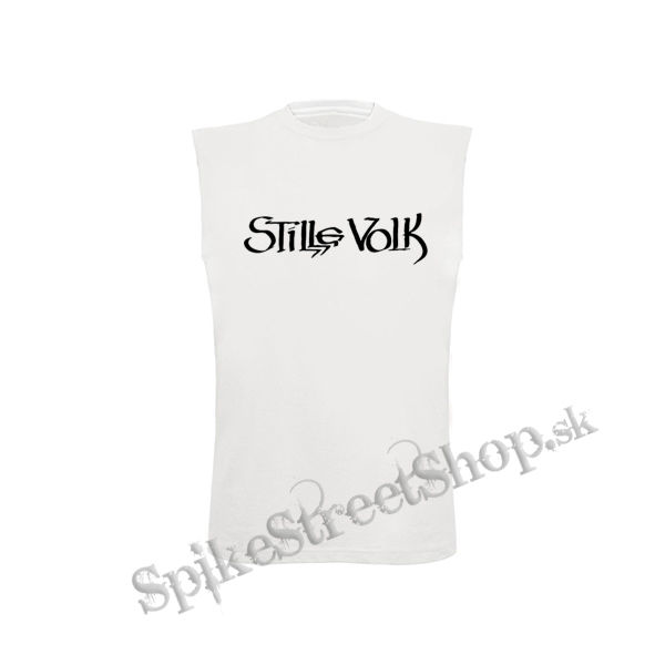 STILLE VOLK - Logo - biele detské tričko bez rukávov