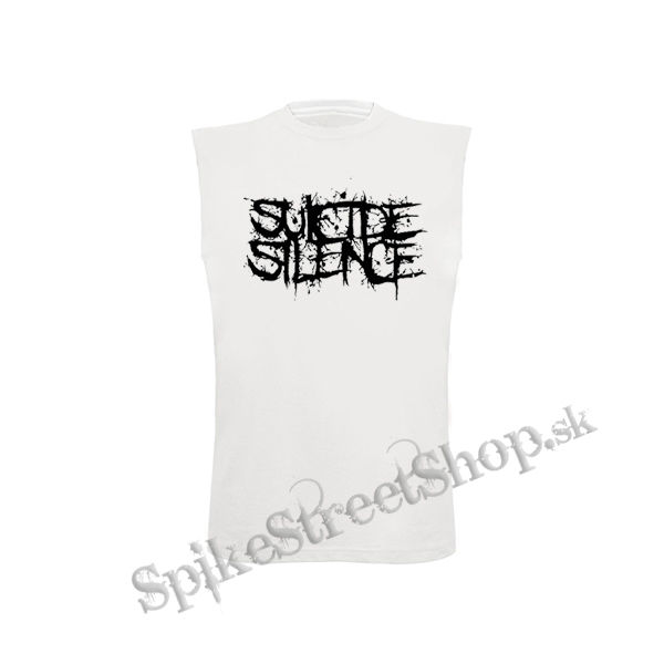 SUICIDE SILENCE - Logo - biele detské tričko bez rukávov
