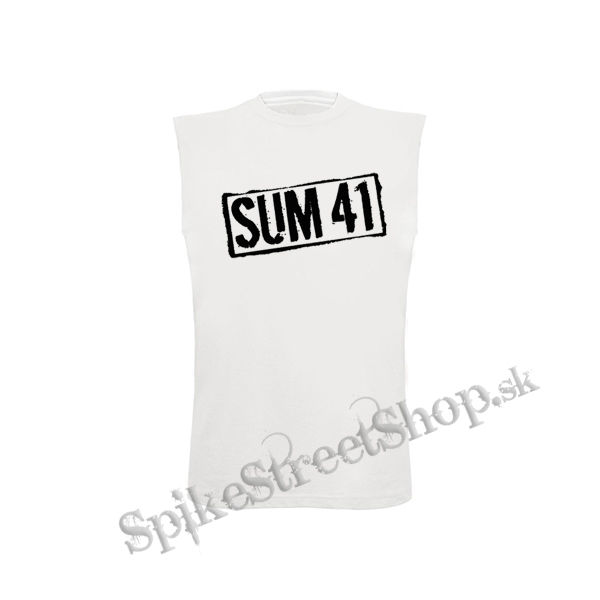 SUM 41 - Logo - biele detské tričko bez rukávov