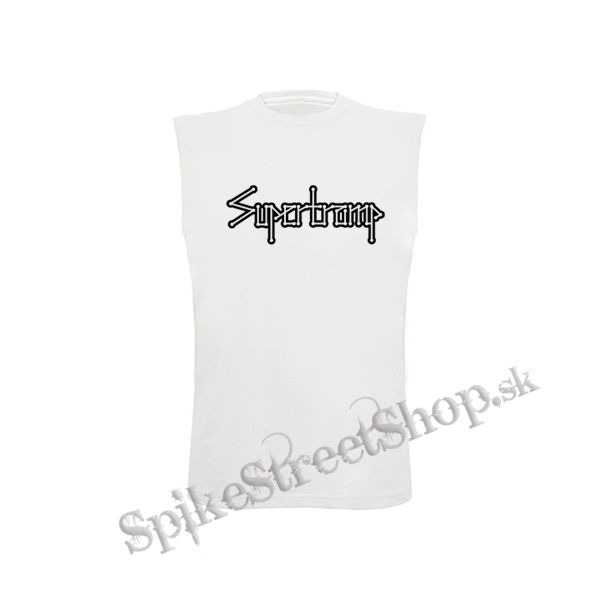 SUPERTRAMP - Logo Legendary Prog Hardrock Band - biele detské tričko bez rukávov