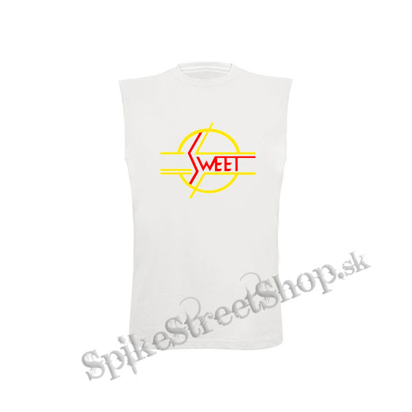SWEET - Logo Hardrock Legend - biele detské tričko bez rukávov