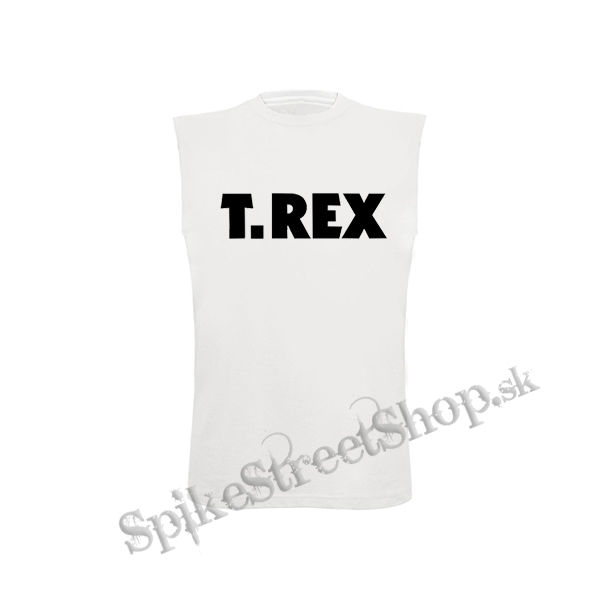 T.REX - Logo Glamrock Band Legend - biele detské tričko bez rukávov