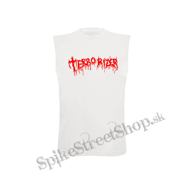 TERRORIZER - Logo Red - biele detské tričko bez rukávov