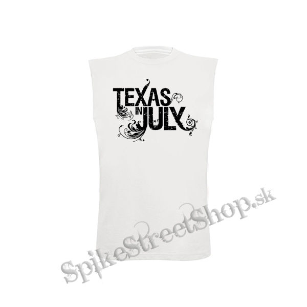 TEXAS IN JULY - Logo - biele detské tričko bez rukávov