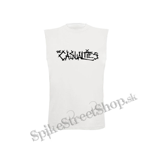 THE CASUALTIES - Logo - biele detské tričko bez rukávov