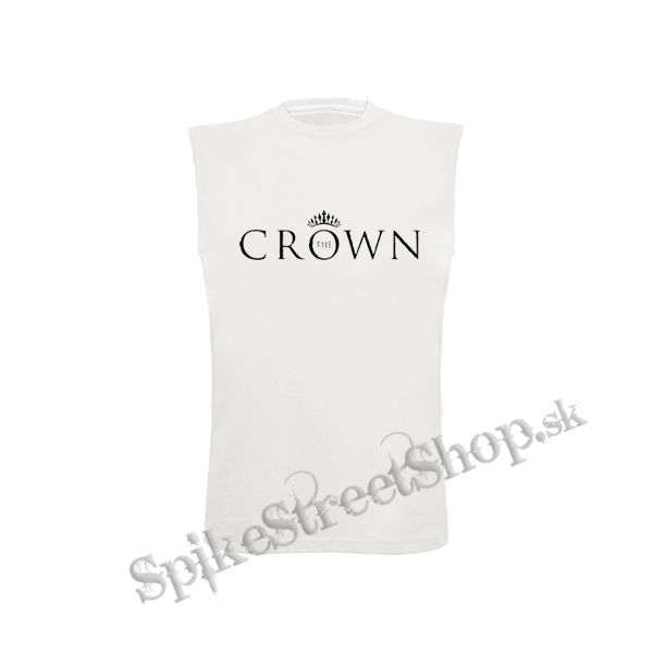 THE CROWN - Logo Netflix Bestseller - biele detské tričko bez rukávov