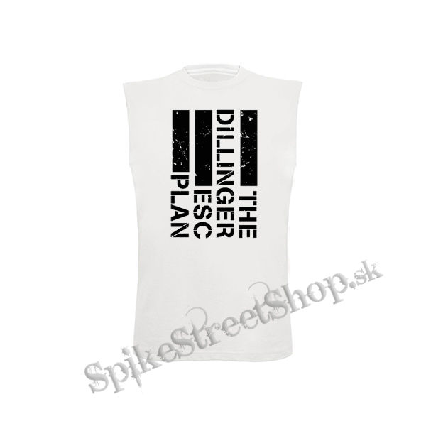THE DILLINGER ESCAPE PLAN - Logo - biele detské tričko bez rukávov