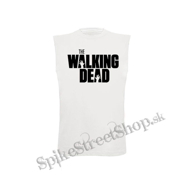 THE WALKING DEAD - Logo - biele detské tričko bez rukávov