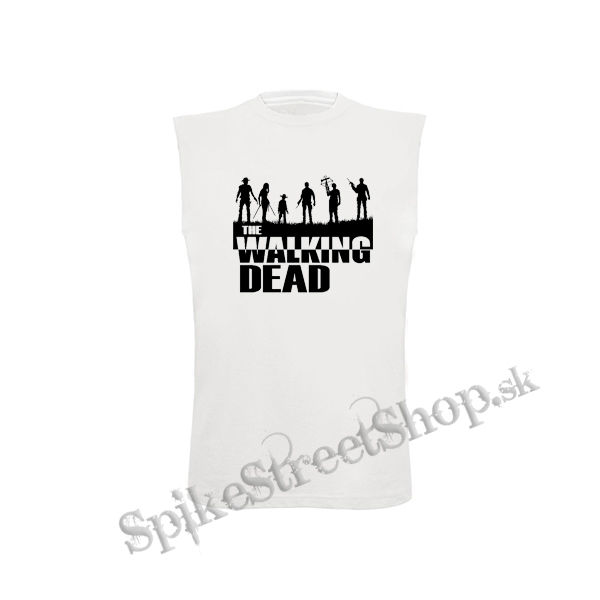 THE WALKING DEAD - Silhouette - biele detské tričko bez rukávov