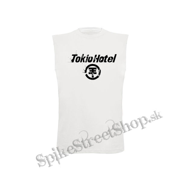 TOKIO HOTEL - Logo - biele detské tričko bez rukávov