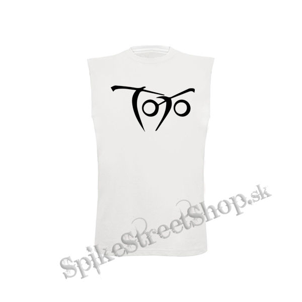 TOTO - Band Logo - biele detské tričko bez rukávov