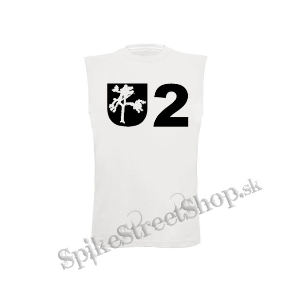 U2 - Logo Tree - biele detské tričko bez rukávov
