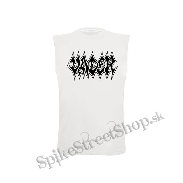 VADER - Logo - biele detské tričko bez rukávov
