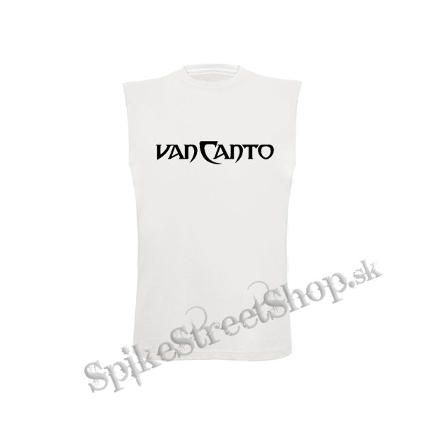 VAN CANTO - Logo - biele detské tričko bez rukávov
