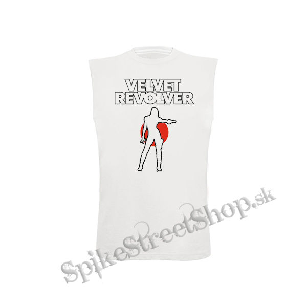 VELVET REVOLVER - Logo - biele detské tričko bez rukávov