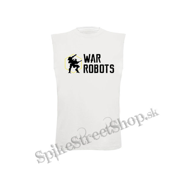 WAR ROBOTS - biele detské tričko bez rukávov