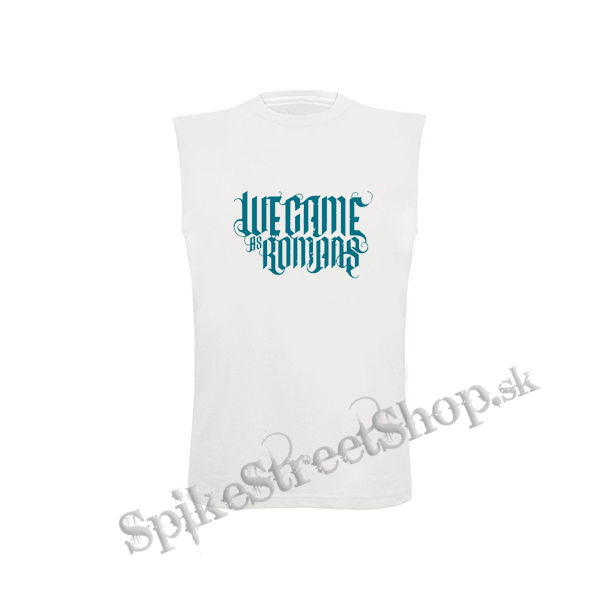 WE CAME AS ROMANS - Cyan Logo - biele detské tričko bez rukávov