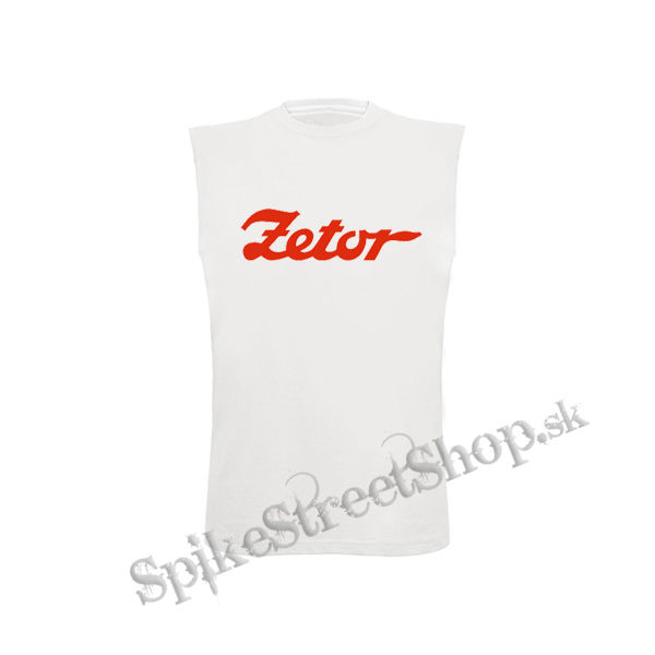 ZETOR - Red Logo - biele detské tričko bez rukávov