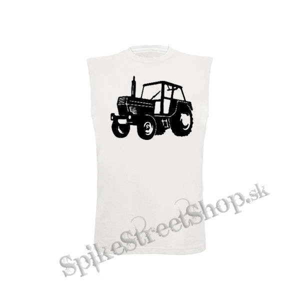 ZETOR - Traktor - biele detské tričko bez rukávov