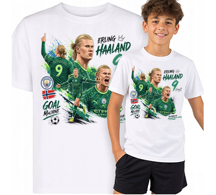 HAALAND - Poster Motive 9 - biele detské tričko