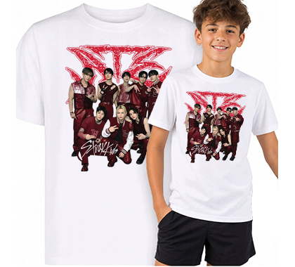 STRAY KIDS - ATE Poster - biele detské tričko