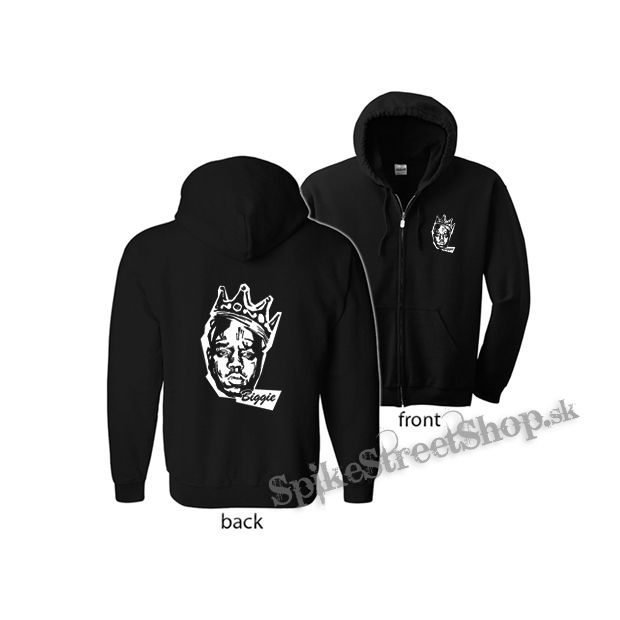 BIGGIE SMALLS - Portrait - mikina na zips