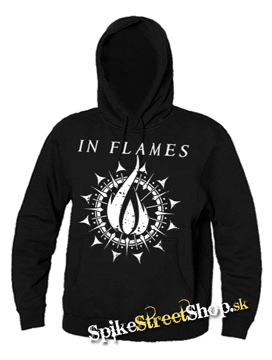 IN FLAMES - Sign - čierna pánska mikina