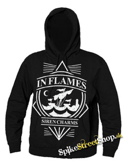 IN FLAMES - Siren Charms - čierna pánska mikina