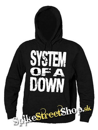 SYSTEM OF A DOWN - Logo - čierna pánska mikina