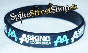 Náramok ASKING ALEXANDRIA - Blue White Logo