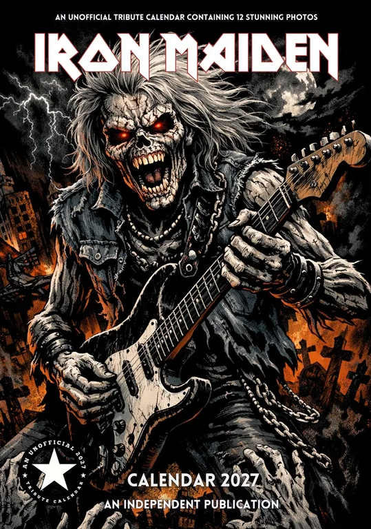 IRON MAIDEN - kalendár pre rok 2027