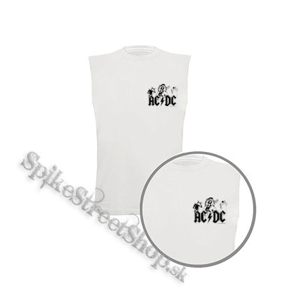 ACDC - Let There Be Rock - biele pánske tričko bez rukávov
