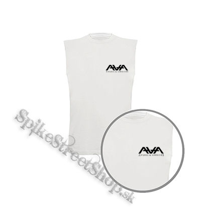 ANGELS AND AIRWAVES - Logo - biele pánske tričko bez rukávov