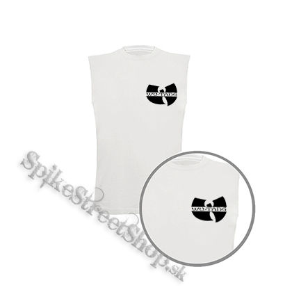 WU TANG CLAN - Logo - biele pánske tričko bez rukávov
