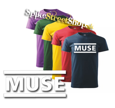 MUSE - Logo - farebné pánske tričko