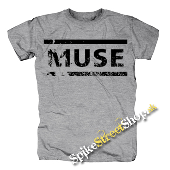 MUSE - Crash Logo - sivé pánske tričko