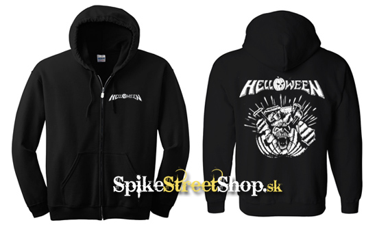 HELLOWEEN - Metal Pumpkin Head - mikina na zips