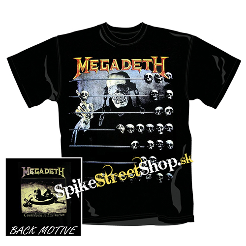 MEGADETH - Countdown To Extinction Alternative Album Cover - čierne pánske tričko