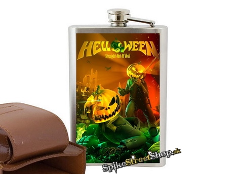 HELLOWEEN - Straight Out Of Hell - nerezová ploskačka na alkohol