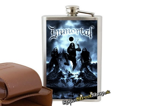IMMORTAL - Band - nerezová ploskačka na alkohol