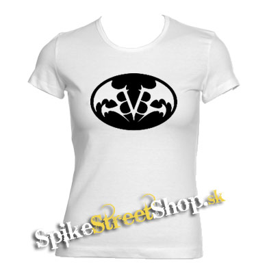 BLACK VEIL BRIDES - Batman Logo - biele dámske tričko